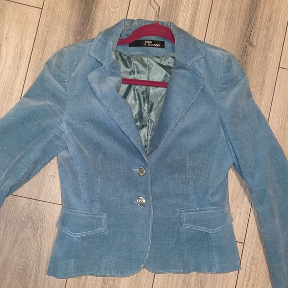 corduroy blue vintage blazer